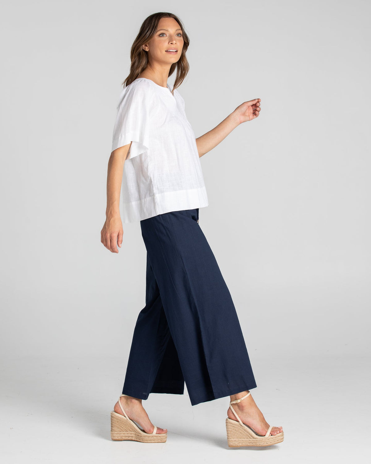 Boom Shankar Basics Freya Top ~ White / Black