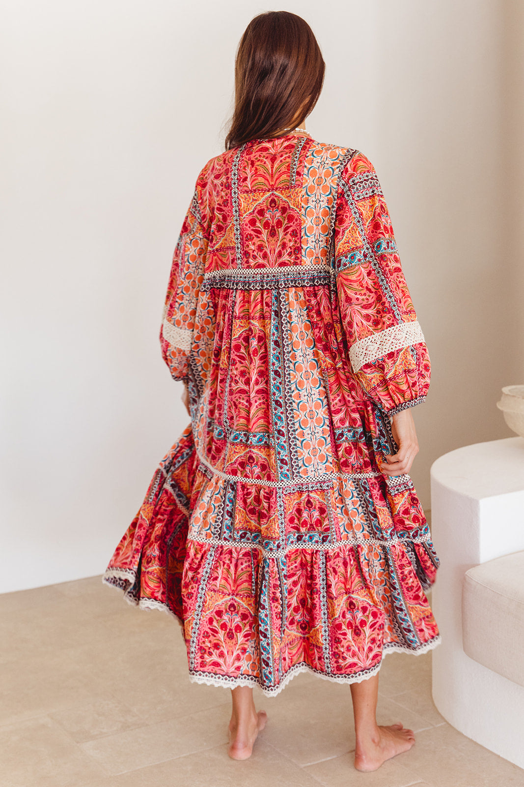 I Am Pylgrym Boho Maxi in Temple Print