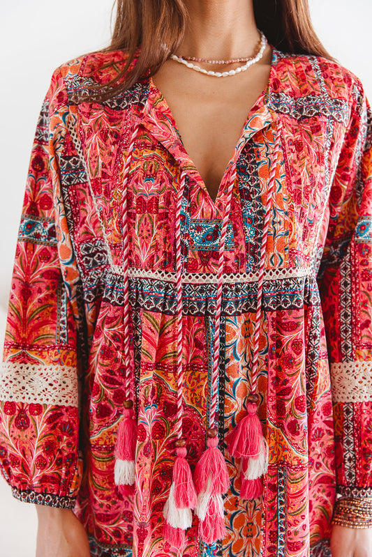 I Am Pylgrym Boho Maxi in Temple Print