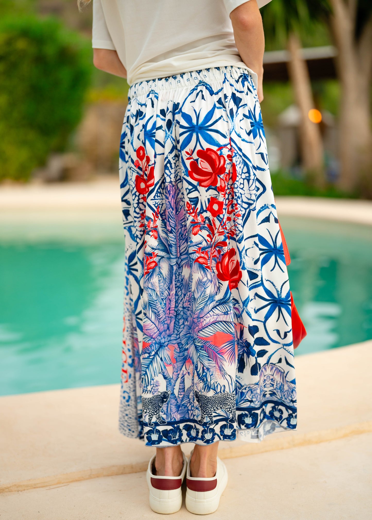 Miss Goodlife Skirt Mystic Garden Buttons