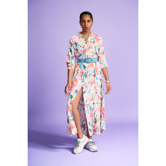 POM Origami Fest Ecru Dress