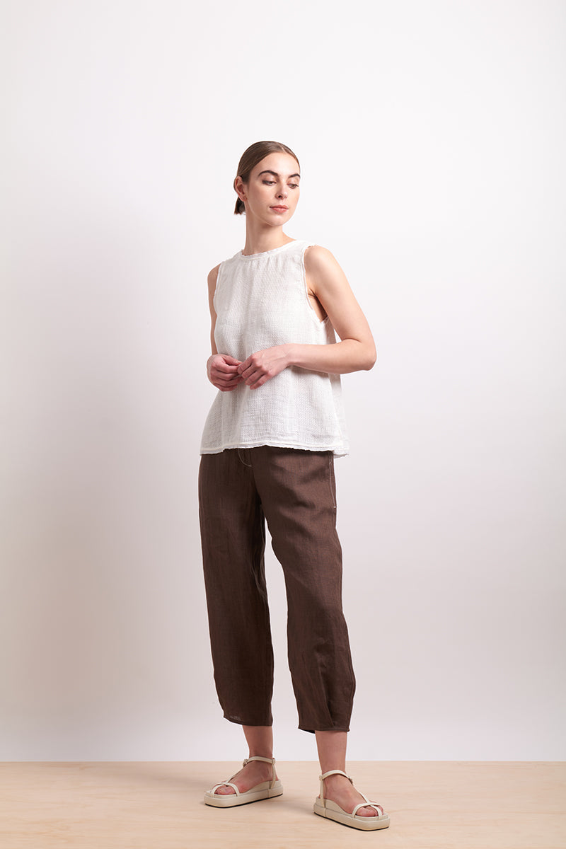 Neris Cocoa In Contrast Pant