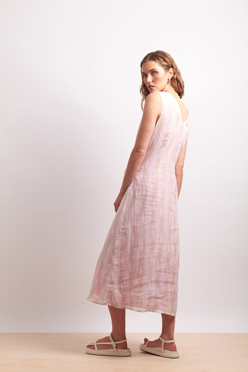 Neris Sherbet Soft Focus Dress
