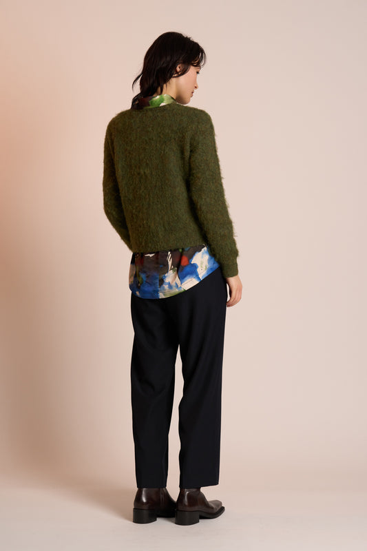 Neris Fluff Piece Jumper Moss