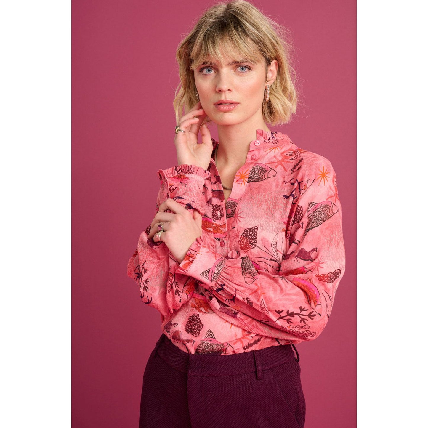 POM Blouse Fantastique Rose