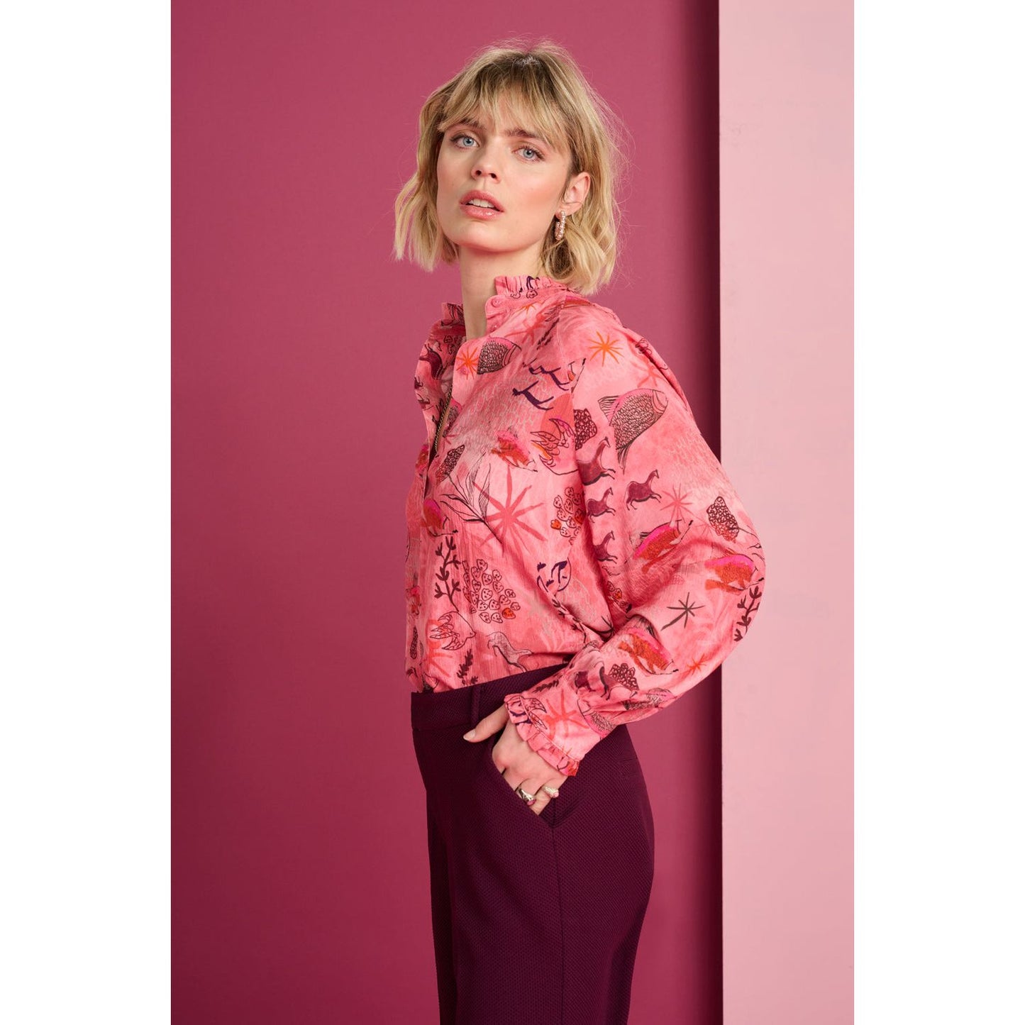 POM Blouse Fantastique Rose