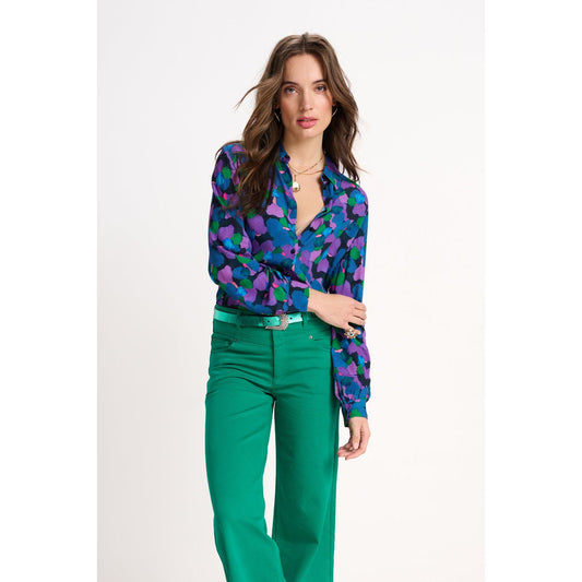 POM Blouse Mila Brushwork Lilac