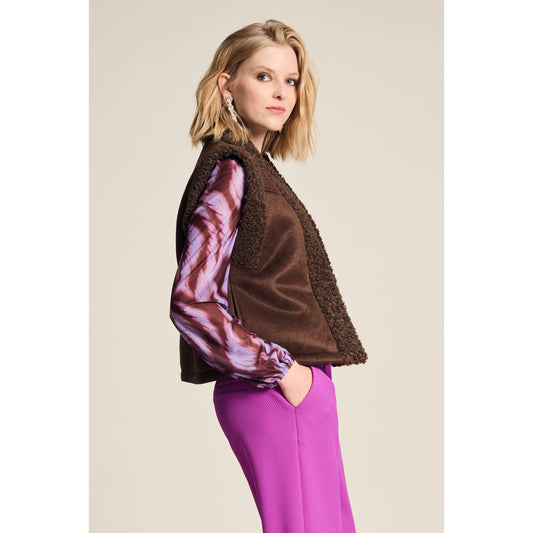 POM Lammy Brown Vest