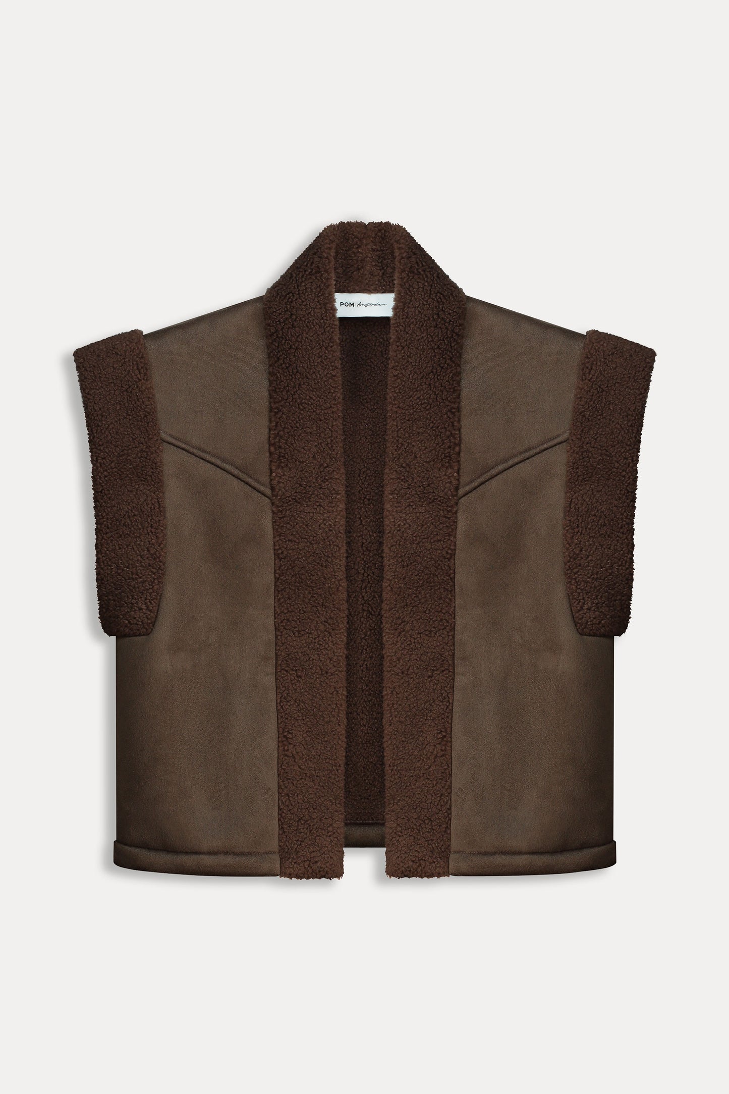 POM Lammy Brown Vest