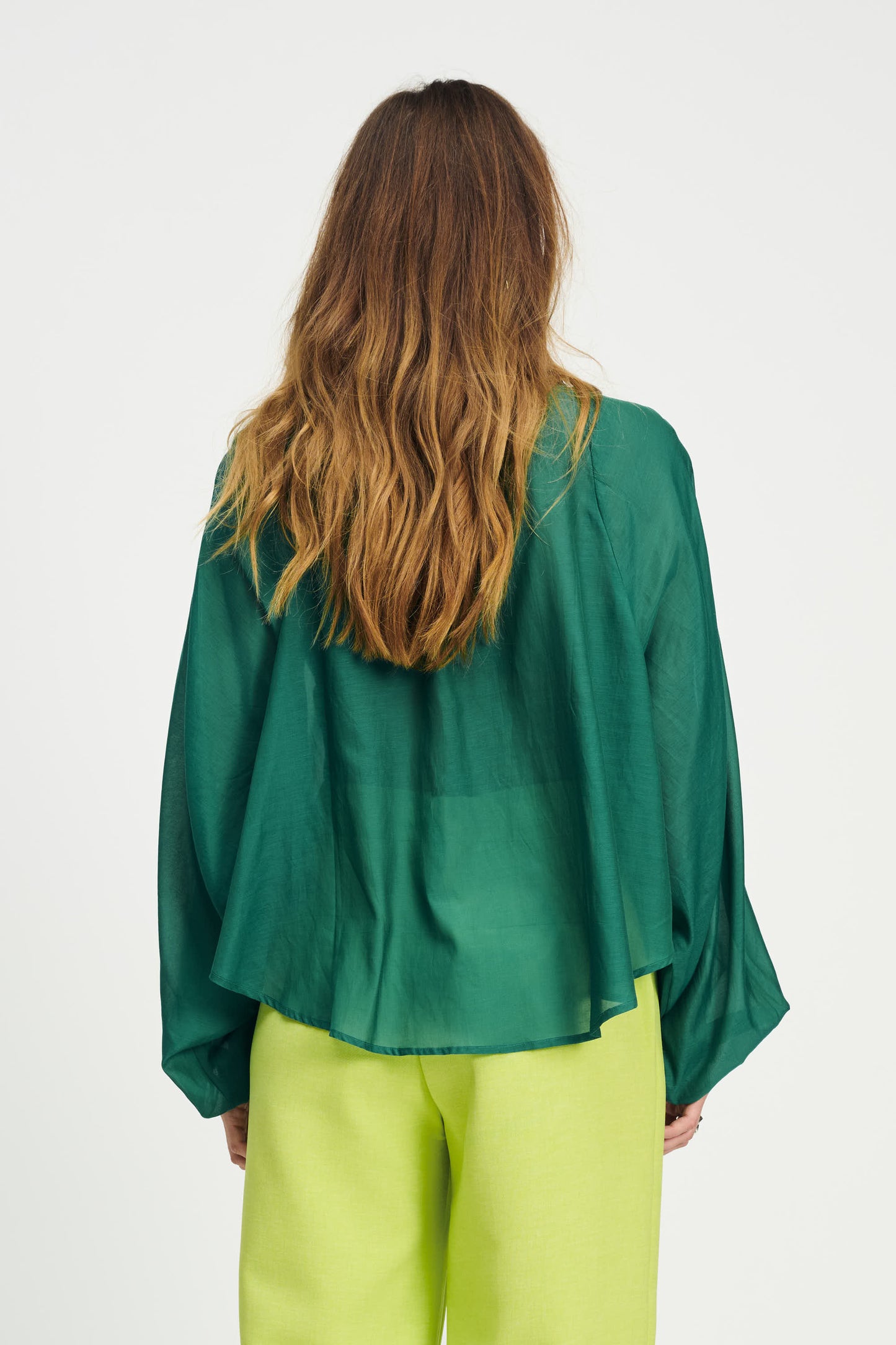 POM Blouse Lena Meadow Green