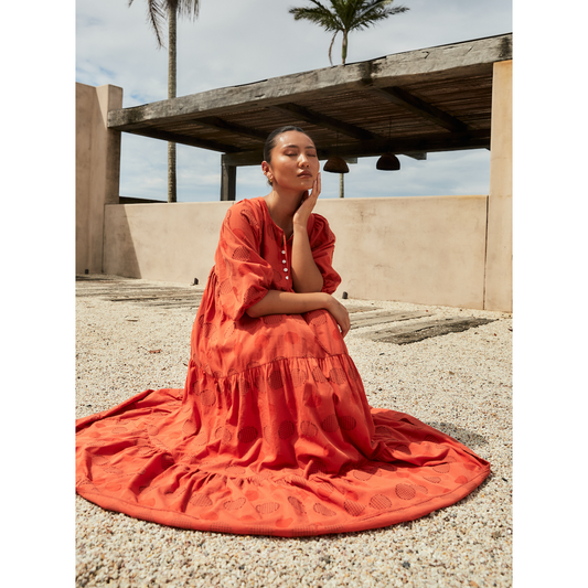 Olga De Polga Universal Kristy Dress Orange