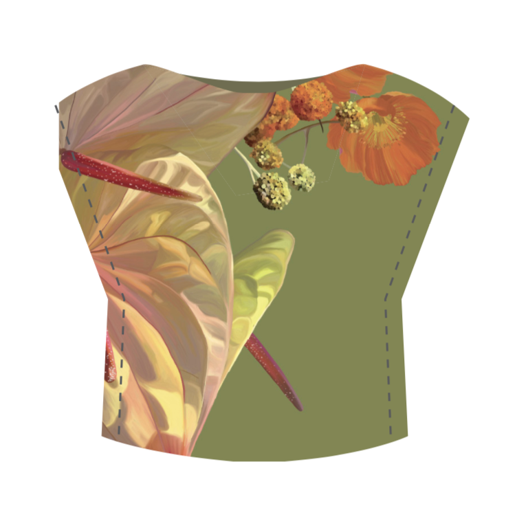 Benta Floral Encanto Amplo Blouse
