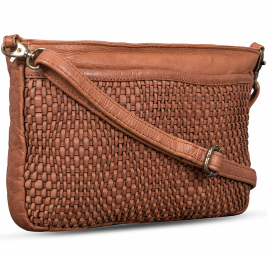 Leather Summer Handwoven Handbag
