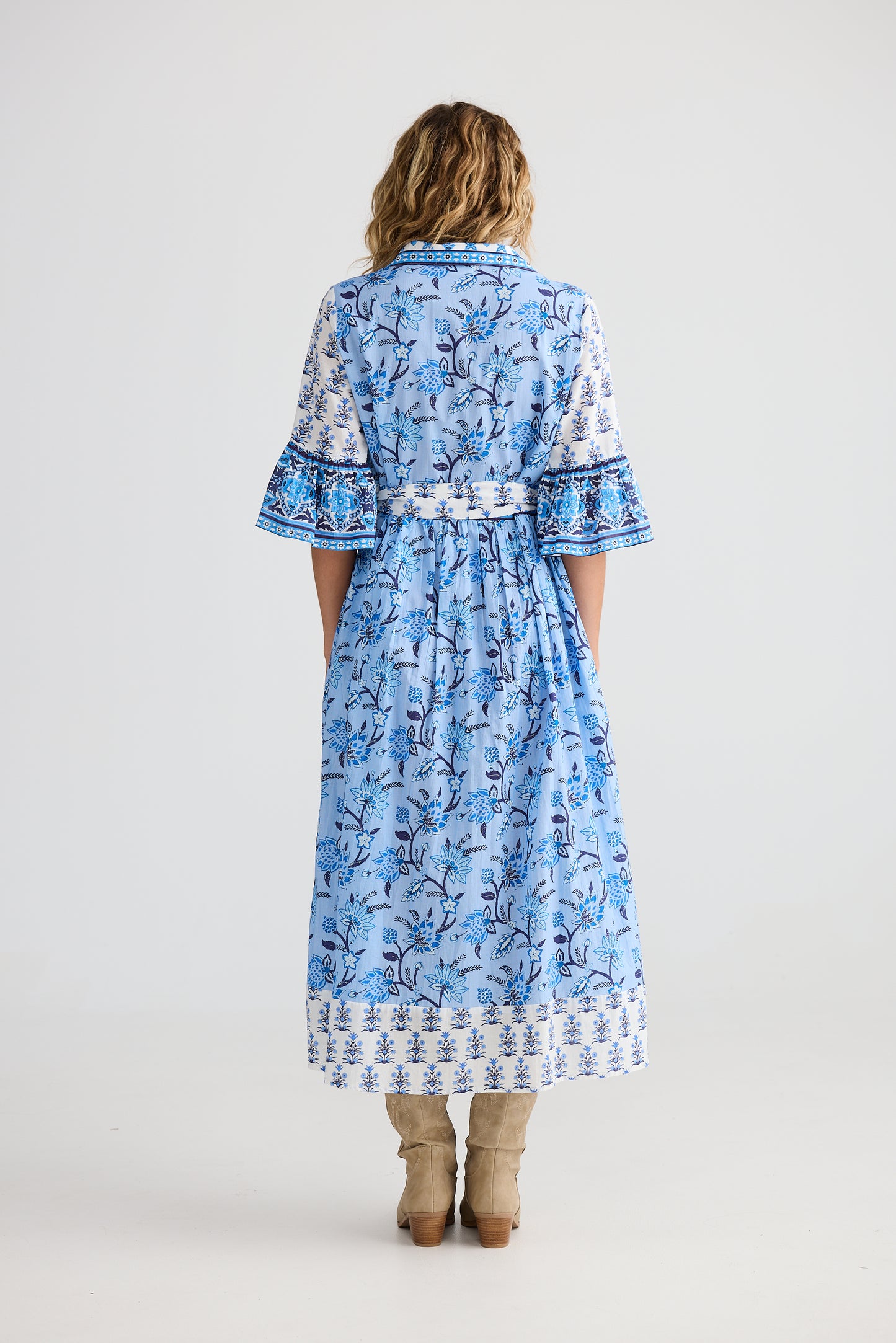 Talisman Jardin Dress Blueberry Fields