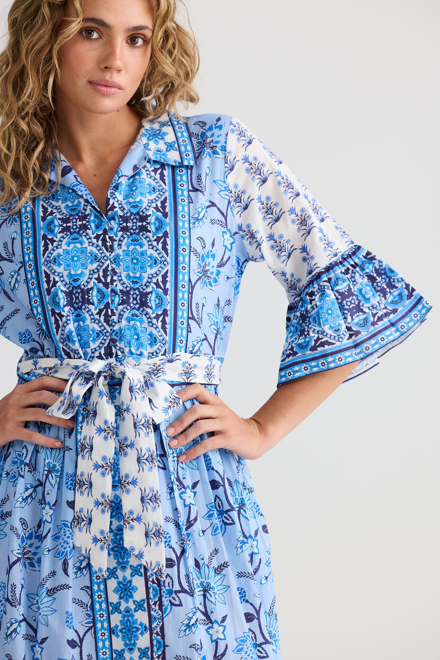 Talisman Jardin Dress Blueberry Fields