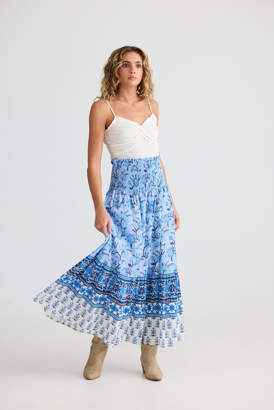 Talisman Sangria Skirt Blueberry Fields