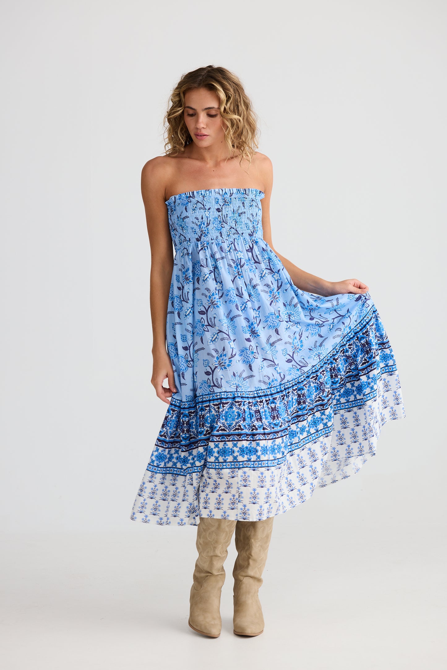 Talisman Sangria Skirt Blueberry Fields