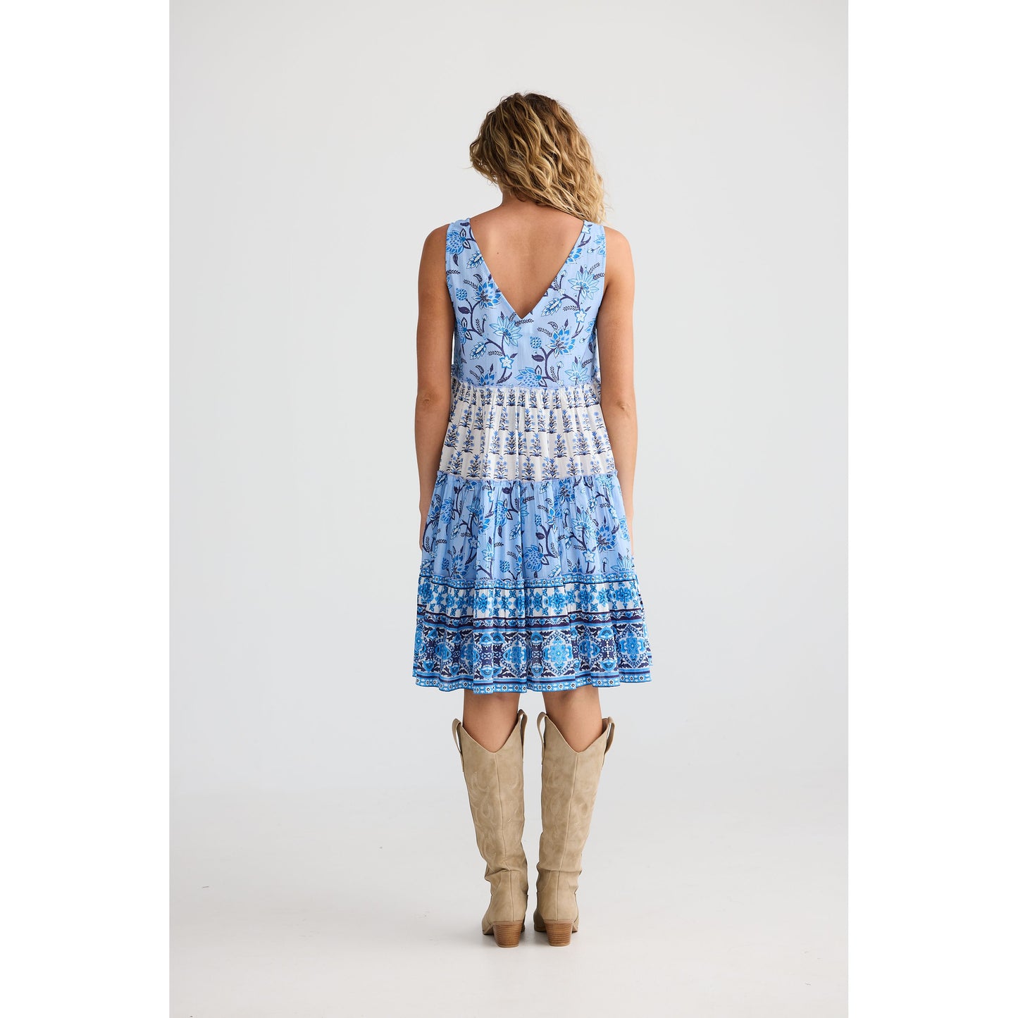 Talisman Lucky Charm Dress Blueberry Fields