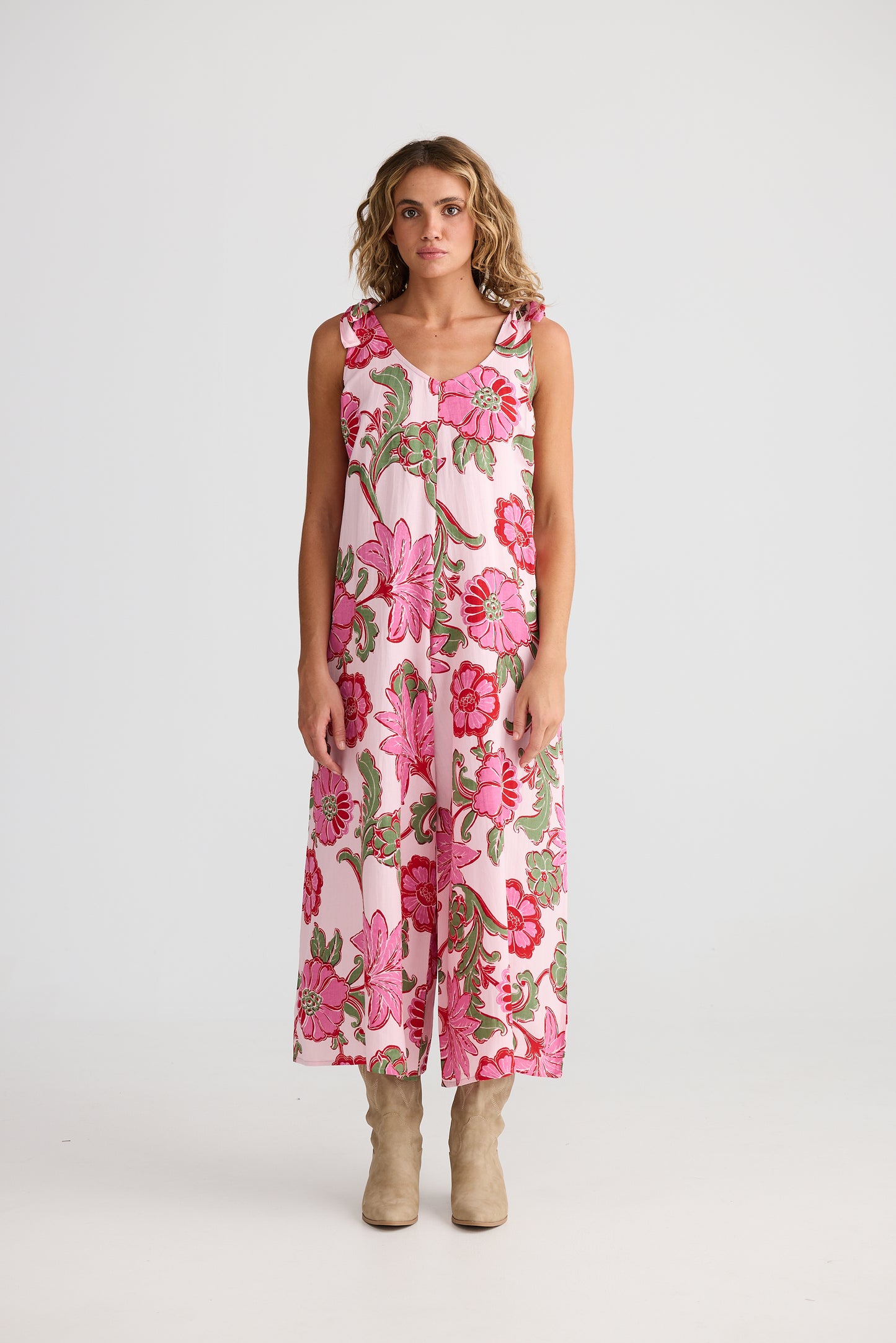 Talisman Temple Jumpsuit Pink Ibiza