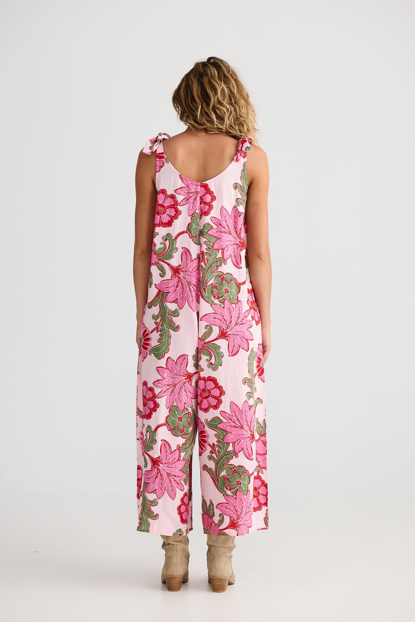 Talisman Temple Jumpsuit Pink Ibiza