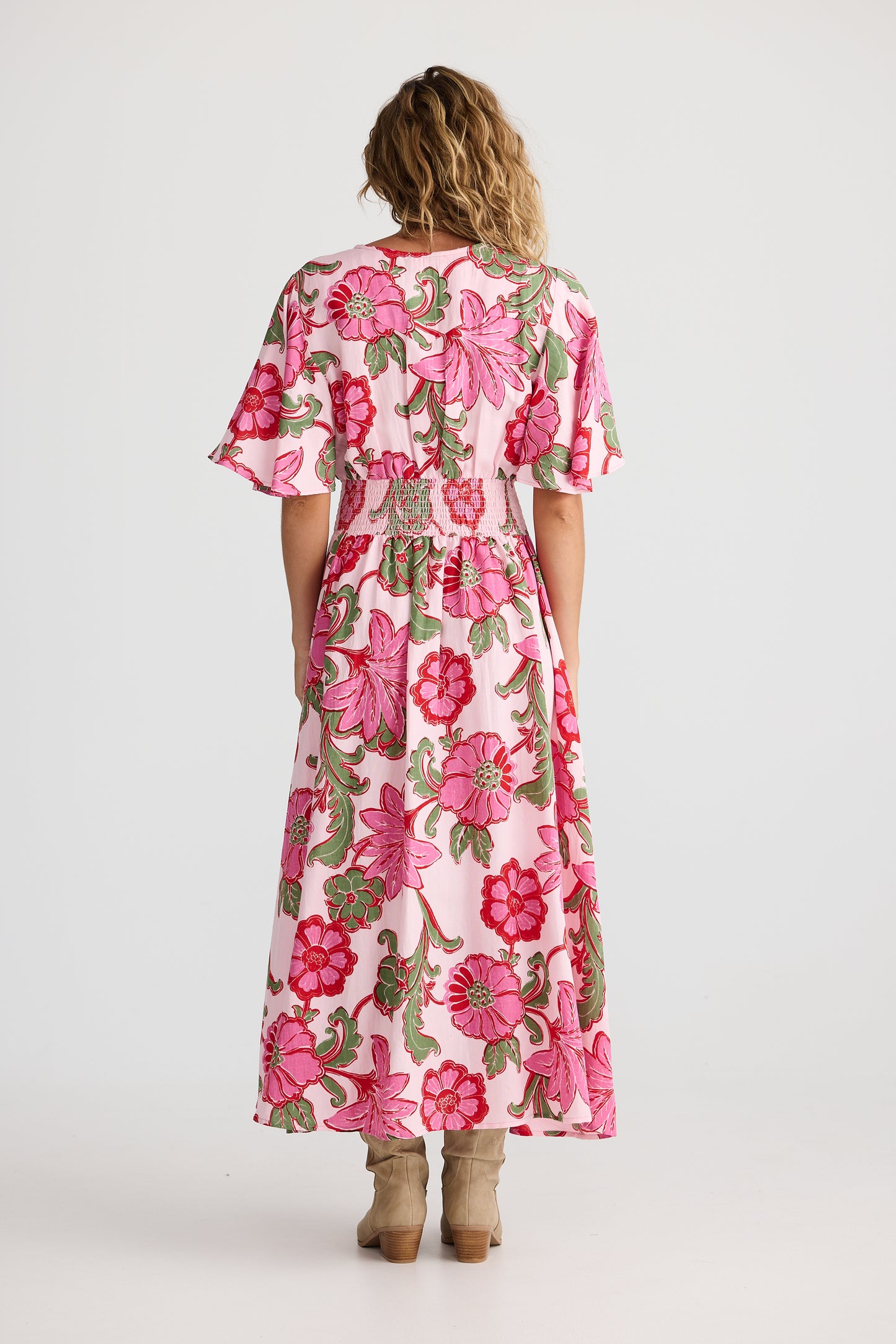 Talisman Harlow Dress Pink Ibiza