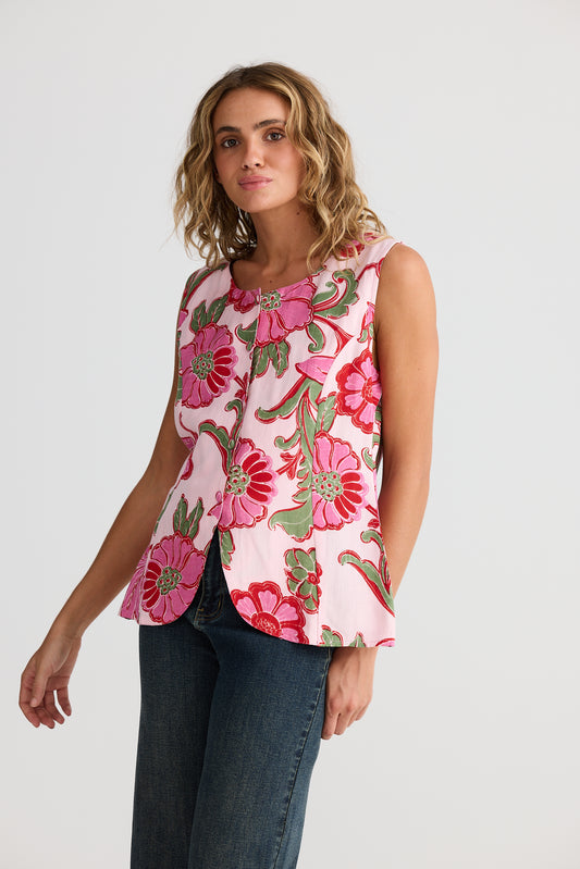 Talisman Chester Waistcoat Pink Ibiza