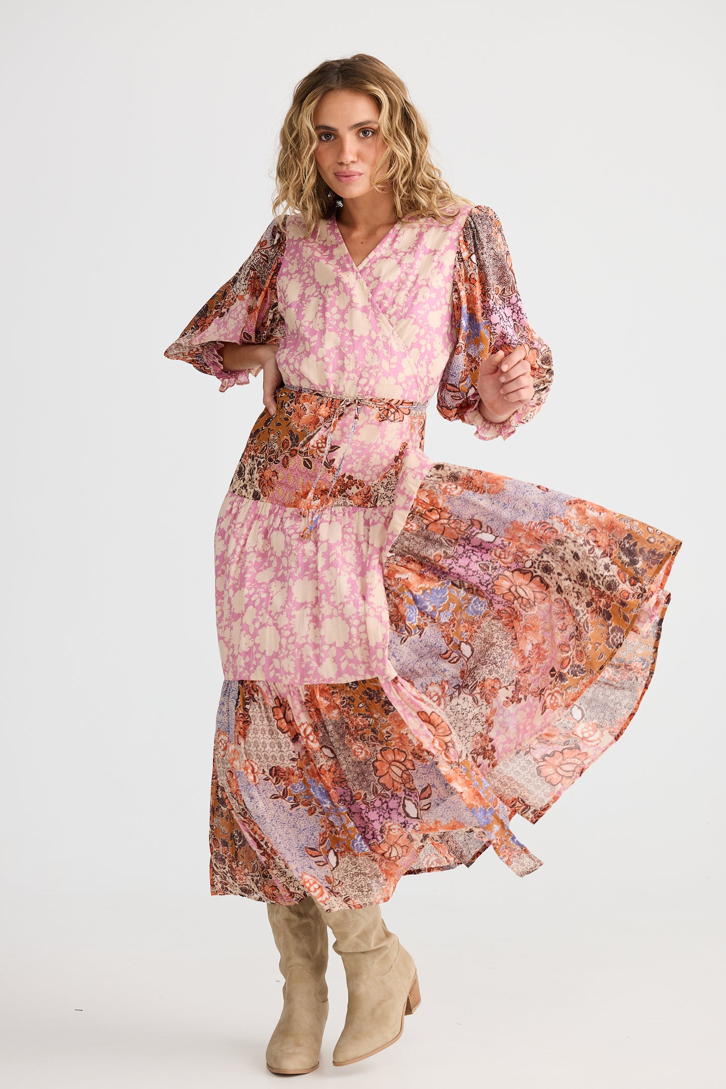 Talisman Tara Wrap Dress Dream Weaver W Meadow Muse
