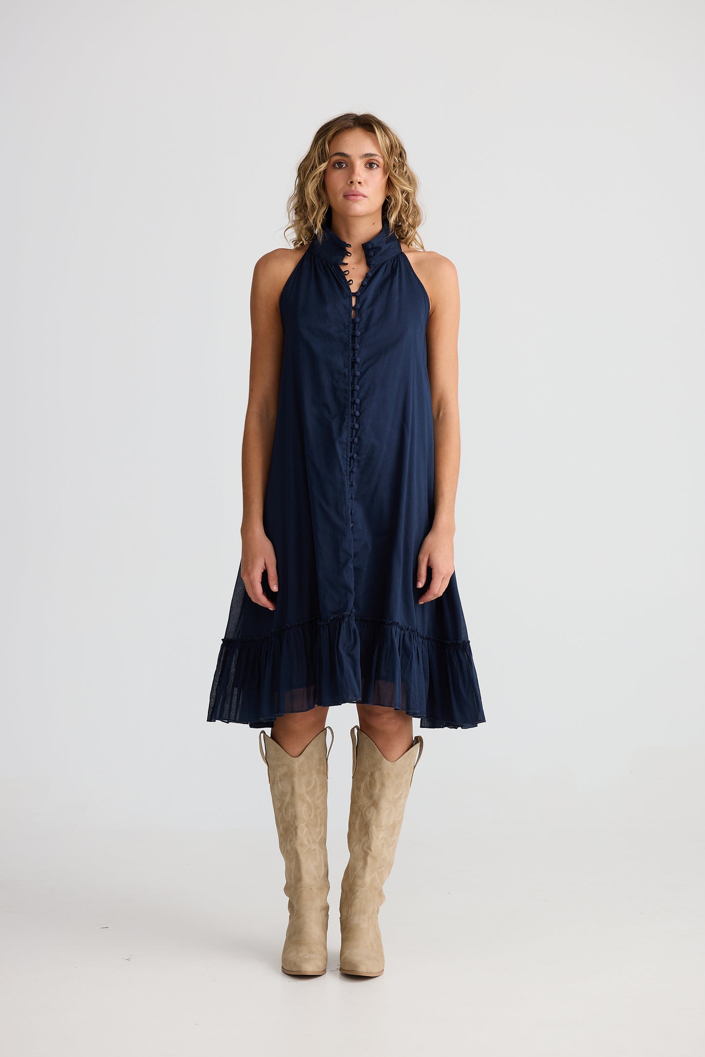 Talisman Tapas Dress Navy