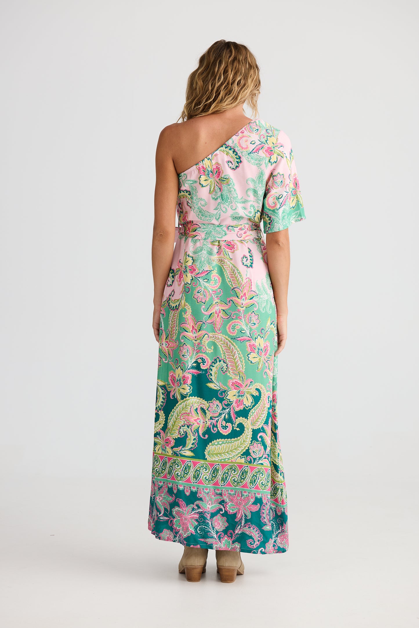 Talisman Cantina Asym Dress Paisley Dream