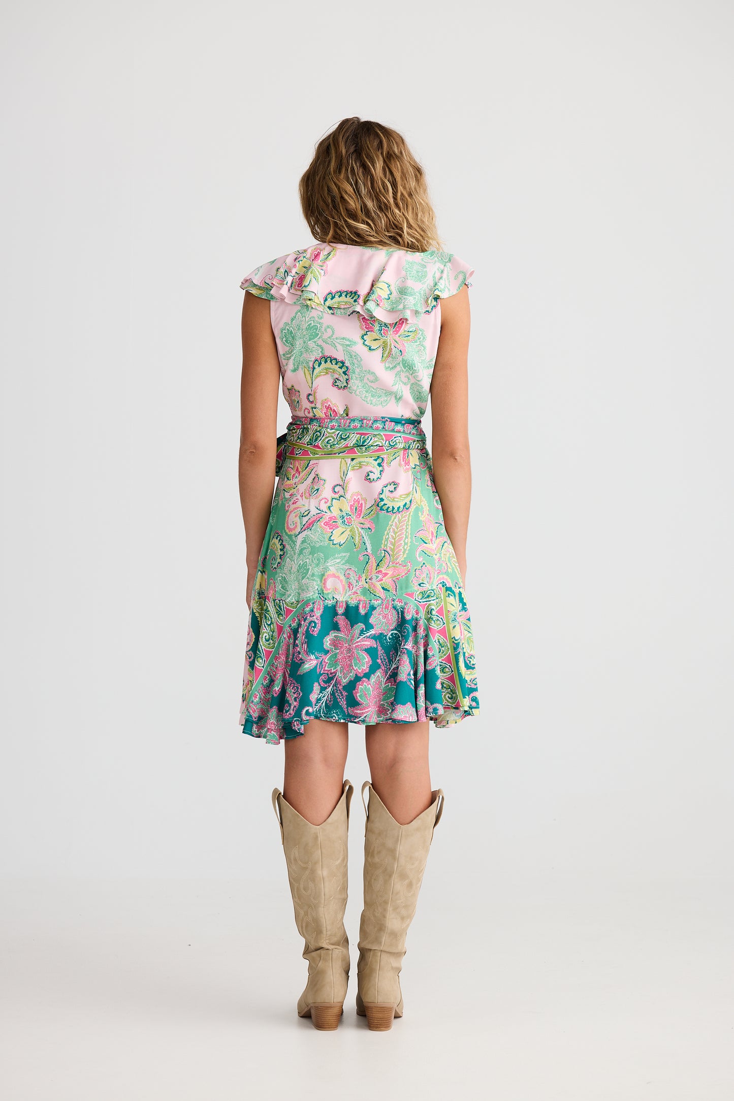 Talisman Pia Wrap Dress Paisley Dream
