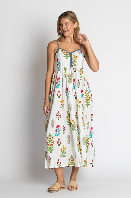 Ibisa Clarksville Sundress White