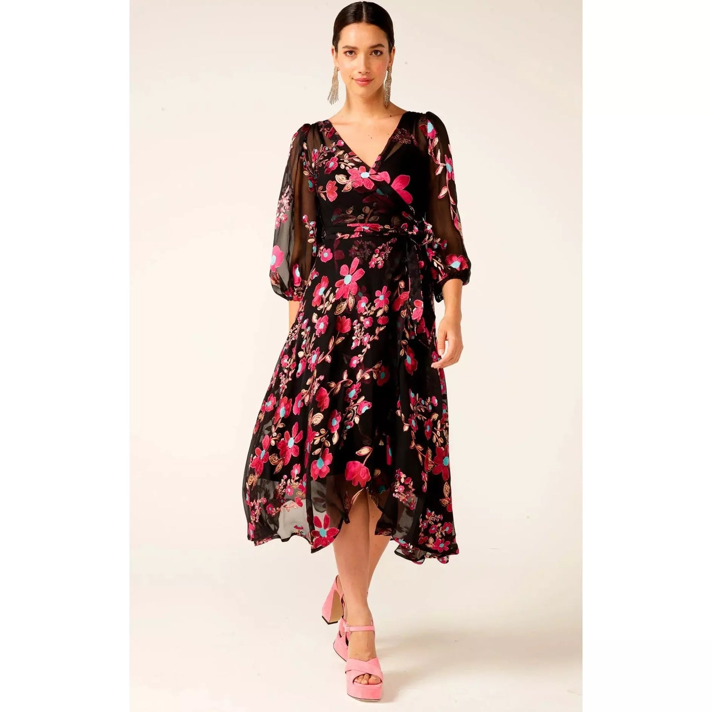 Sacha Drake Grandiflora Wrap Dress
