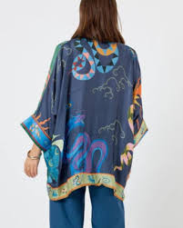 Lula Soul Kamloops Kaftan Top Multi