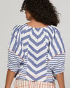 Boom Shankar Lucia Top Ocean Stripe