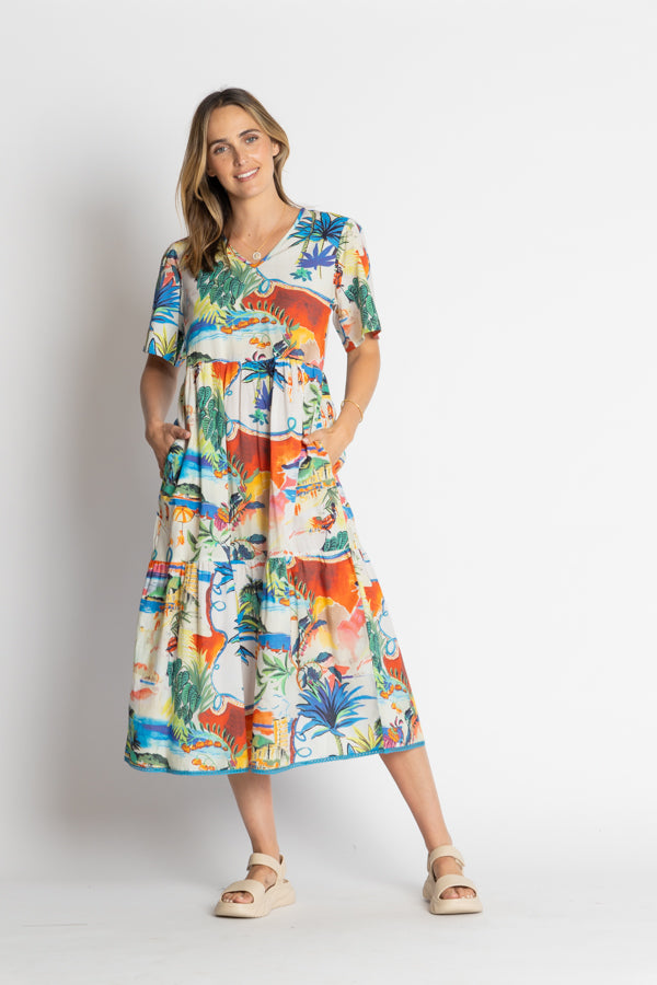 Lula Life Alba Midi Print
