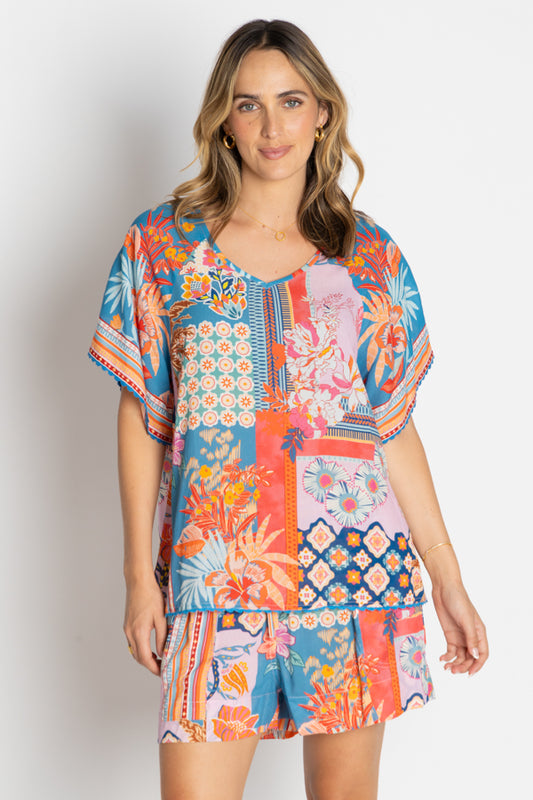 Lula Life Asmara Top Ocean