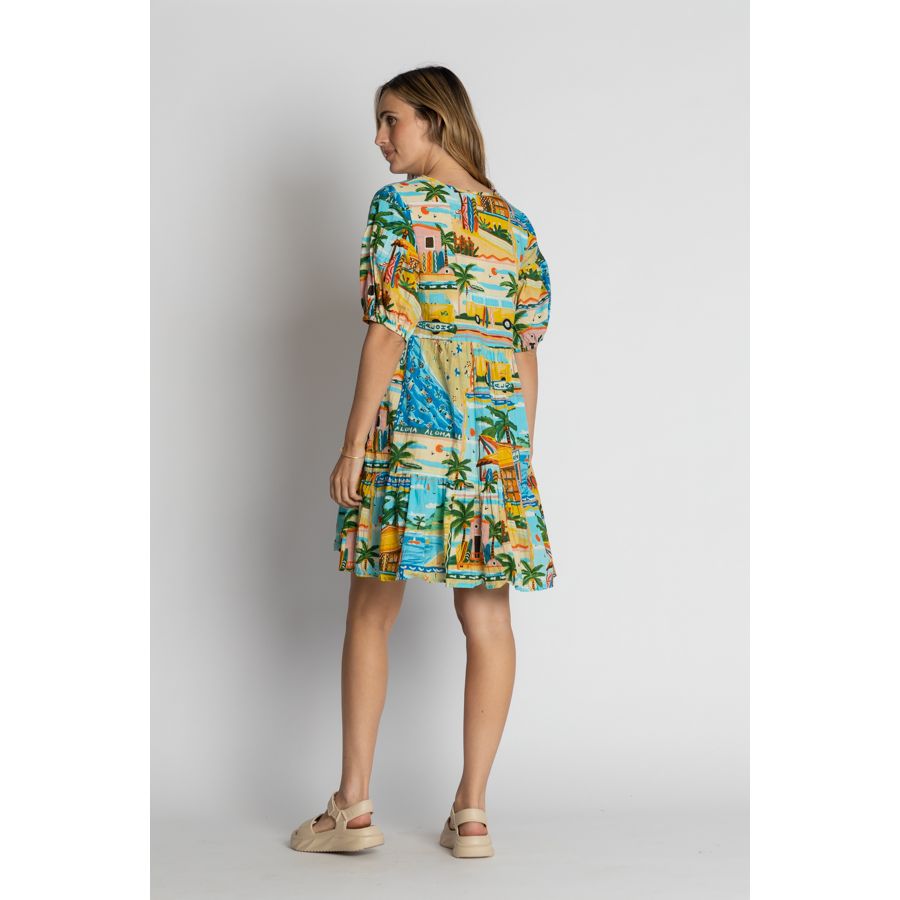 Lula Life Caleta Dress Print