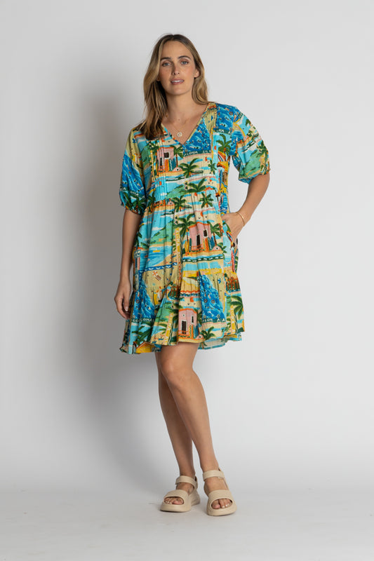 Lula Life Caleta Dress Print