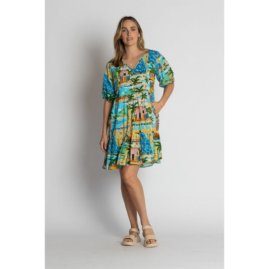 Lula Life Caleta Dress Print