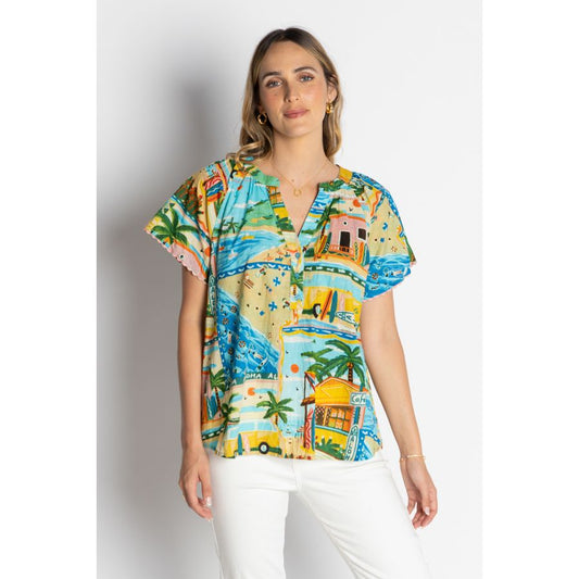 Lula Life Caleta Top Print
