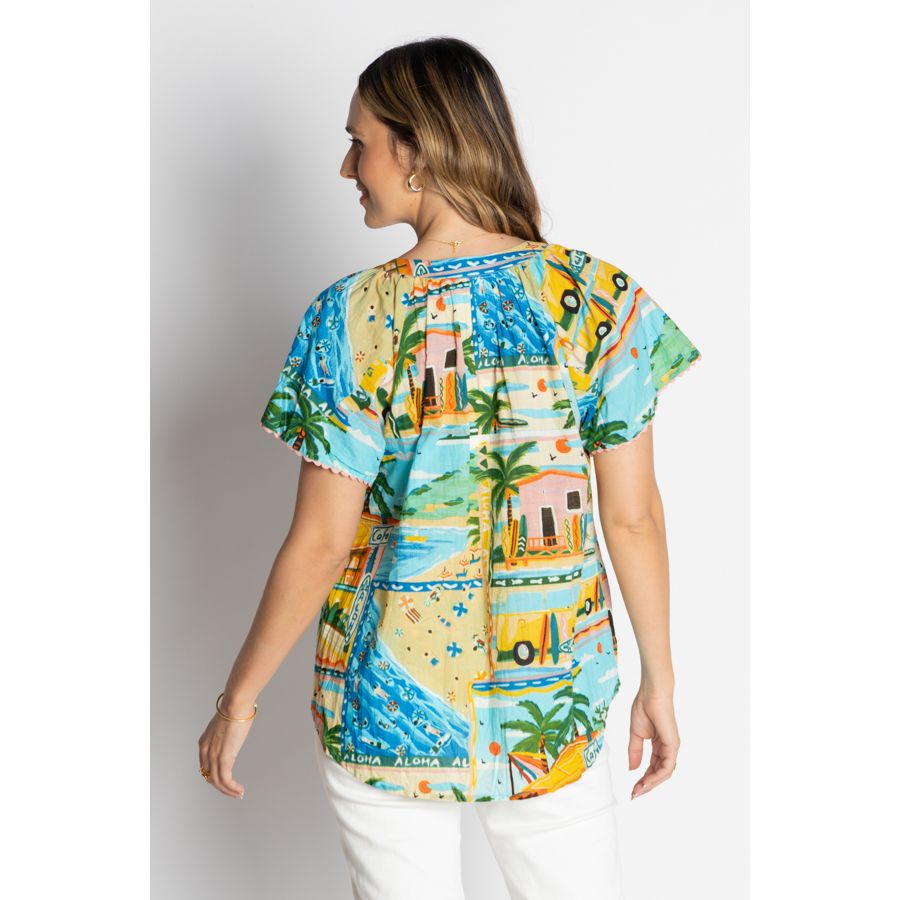 Lula Life Caleta Top Print