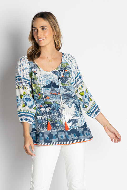 Lula Life Dita Top Ocean