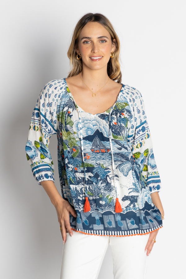 Lula Life Dita Top Ocean