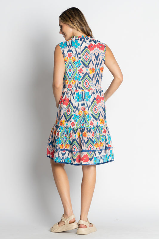 Lula Life Kabira Slvless Dress Print