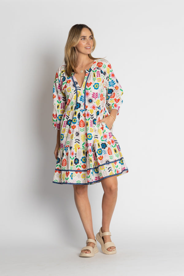 Lula Life Kalina Dress White