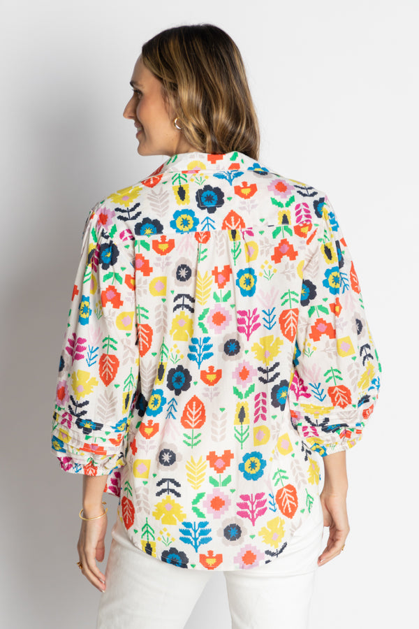 Lula Life Kalina Shirt White