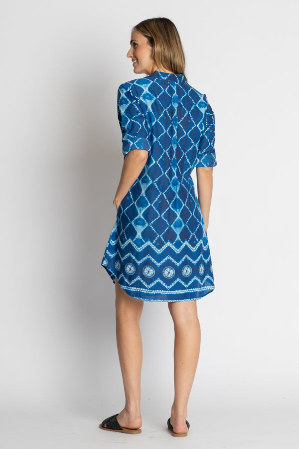 Lula Life Kumo Tuck Dress Ocean