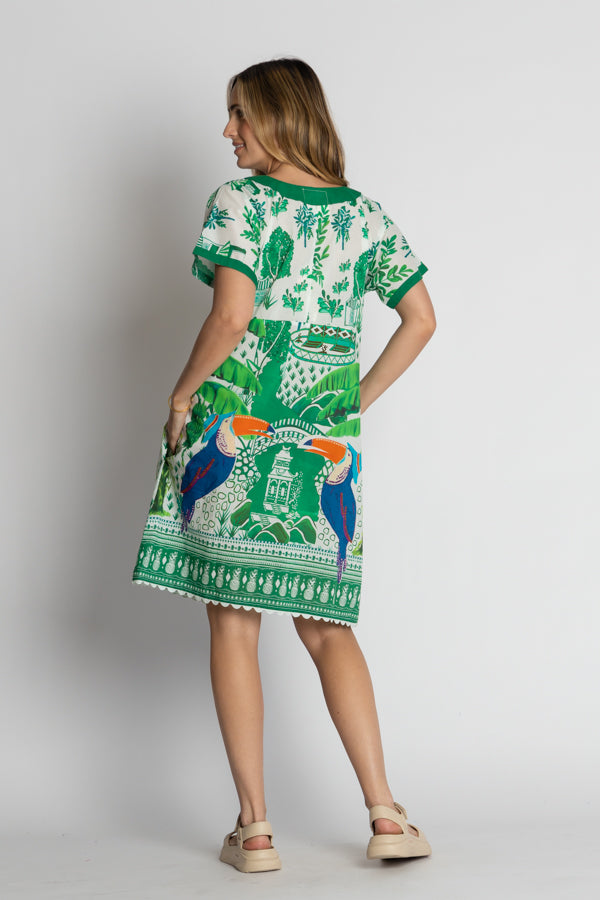 Lula Life Marquita Dress White