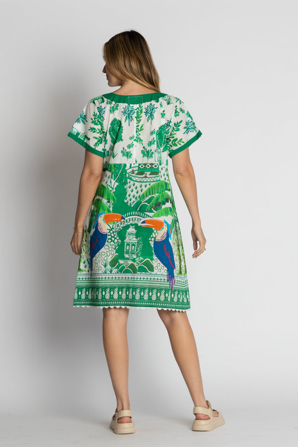 Lula Life Marquita Dress White