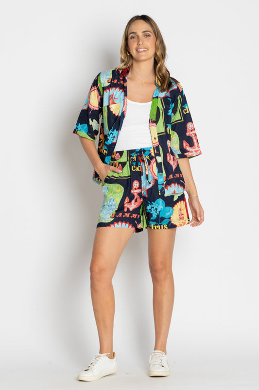 Lula Life Melrose Short Navy